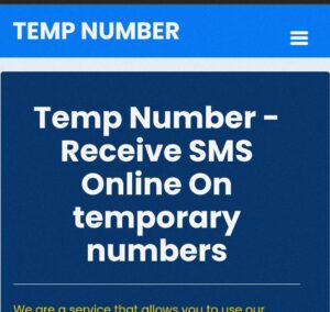 US phone number - Temp-Number 