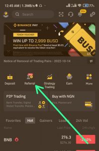 How to get Binance Referral ID
