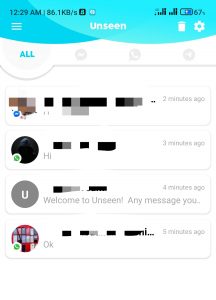 Secretly read WhatsApp Messages with unseen app
