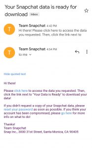 Recover deleted Snapchat Memories 