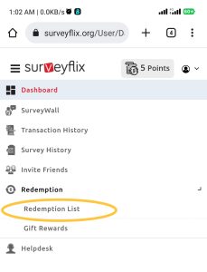 How to redeem airtime on Surveyflix.org