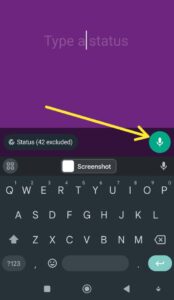 Easily post voice notes on your WhatsApp status 