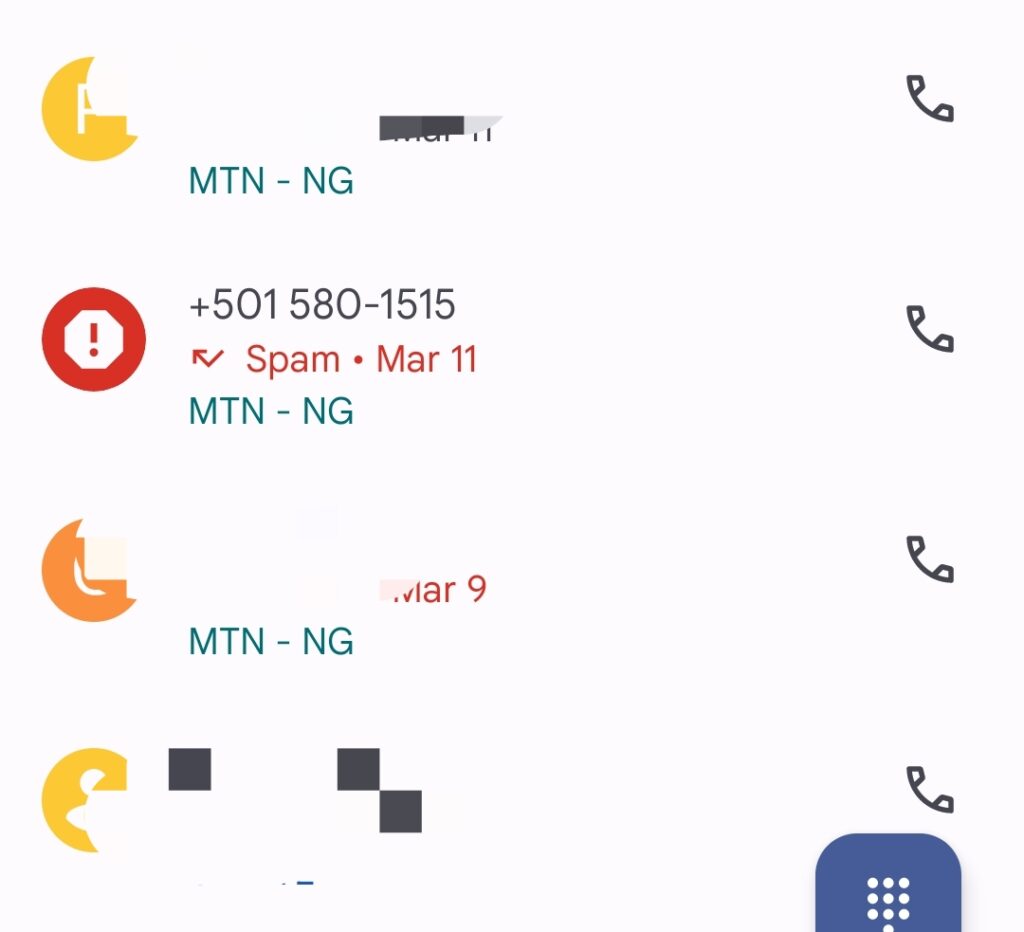 Wangiri phone call scam in Nigeria
