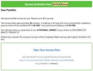 AfriQA Opinions Survey platform 