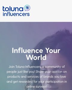 About toluna influencers app