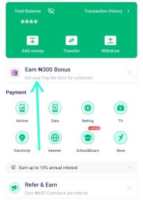 How to get Opay free 300 naira bonus 