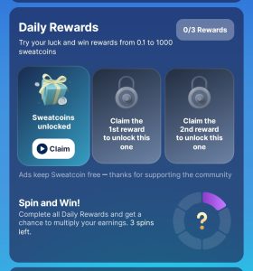 How to complete daily steps to get free sweatcoin daily 