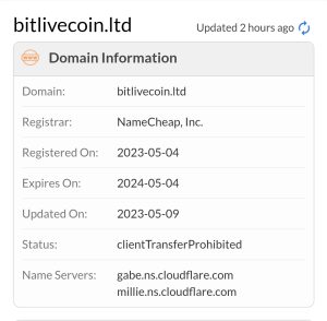 When was bitlivecoin.ltd launched?