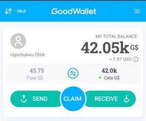 About Gooddollar wallet 