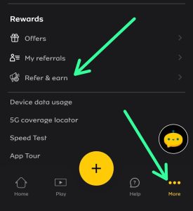 How to access MyMTN App Referral page