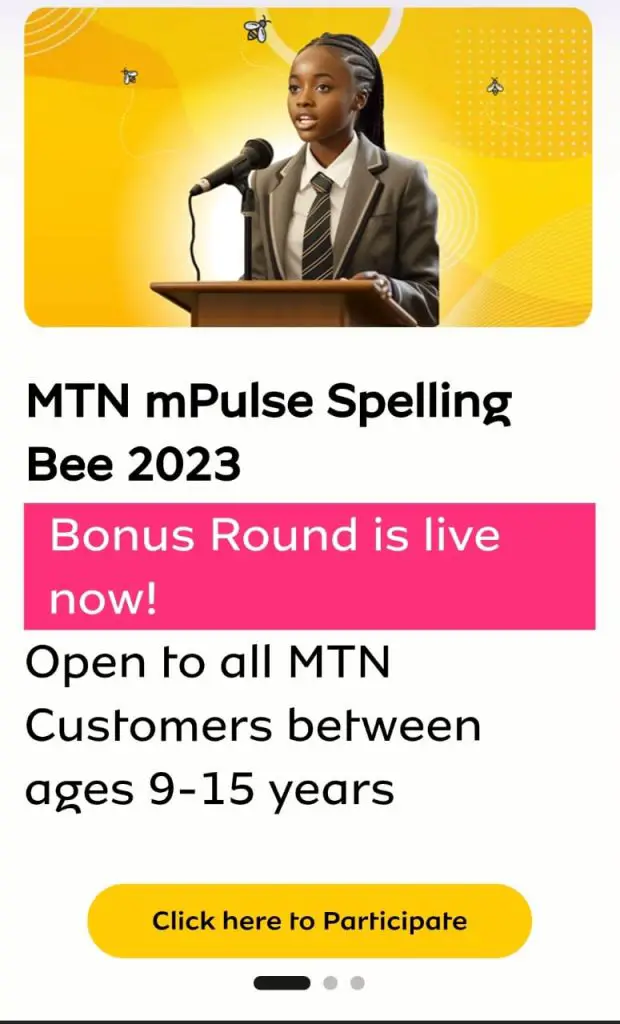 MTN Mpulse spelling bee 2033