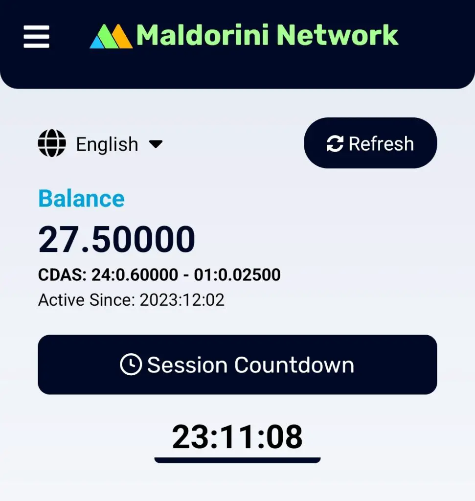 Maldorini network mining app