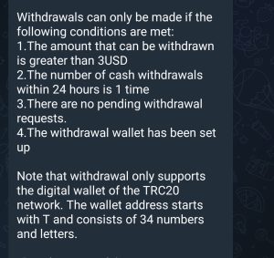 WSOTP withdrawal Conditions 