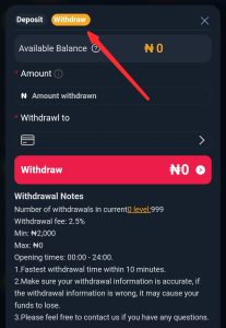 How to withdraw from ngawin 