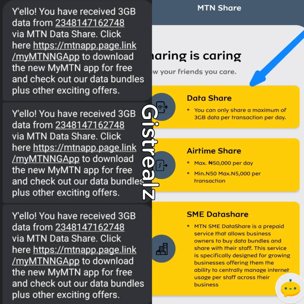 How to transfer more than 3gb data daily on MTN